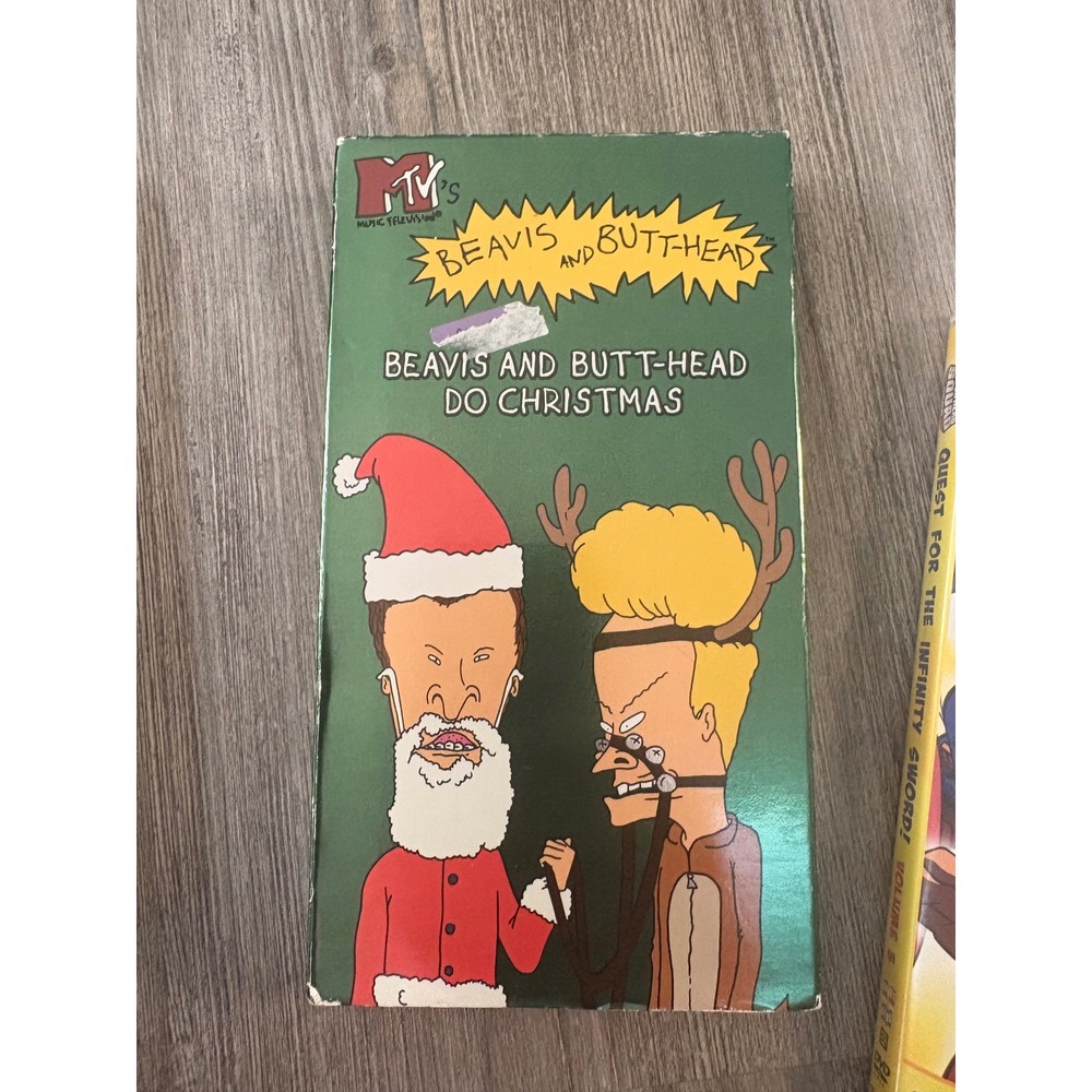 Beavis‎ and Butt-Head Do Christmas VHS 1996 MTV Sony Music Entertainment 49807-3